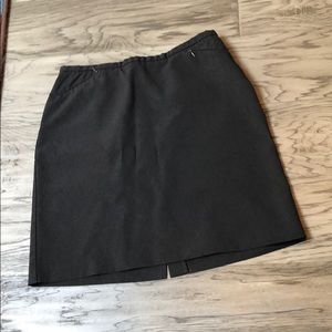 Gray skirt, NY and Co brand